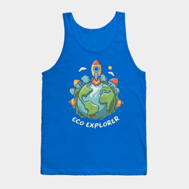 Eco Explorer Tank Top by Ridzdesign